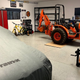 Yes, I park on cardboard with the tractor, the epoxy is too new.